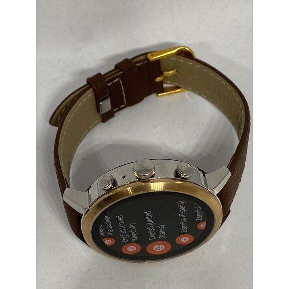 Fossil Gen 4 Authentic Digital Dial Smart Watch Custom Band FTW6016 LT342 - Picture 8 of 12